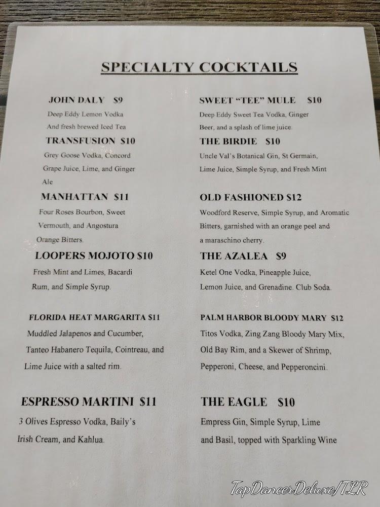 Loopers Par & Grille Menu image 3